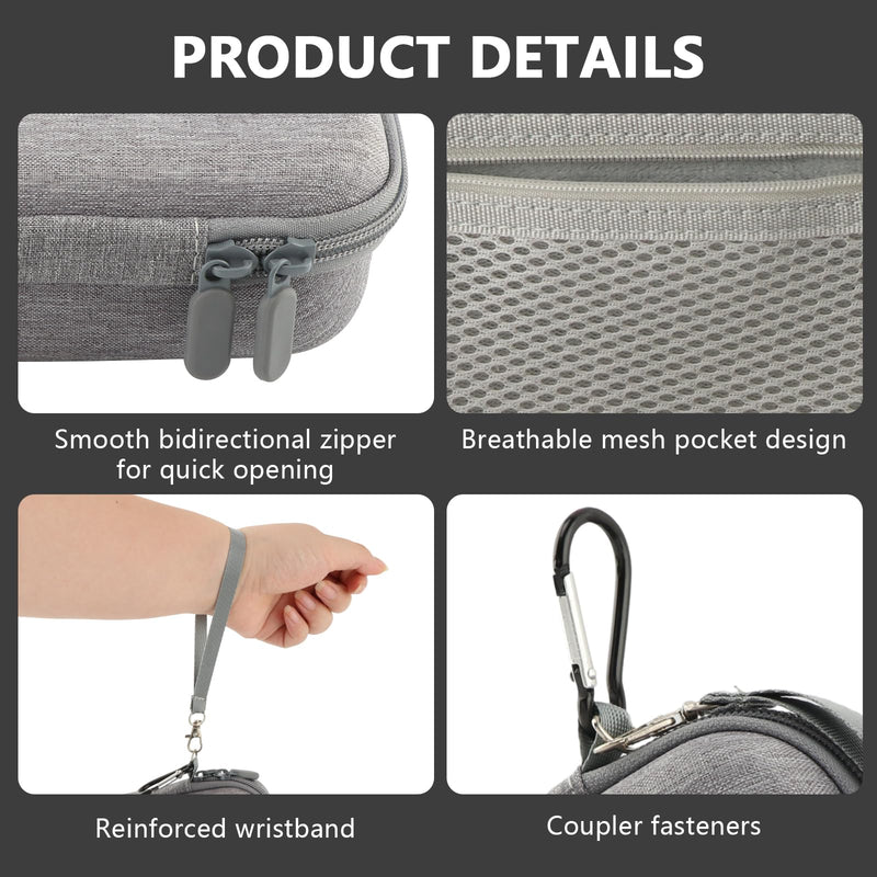 DJI Osmo Nano Case for Storage & Carry, Oxford Fabric & EVA Material | DJI Nano Case with Soft Lining for Osmo Nano/Xtra Atto & Accessories