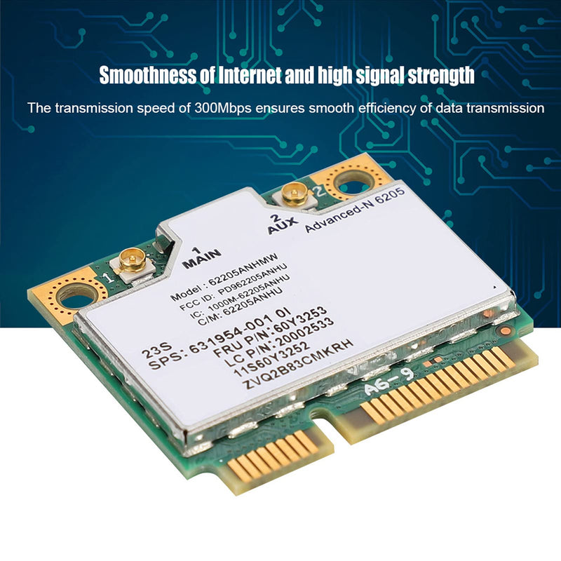 for N 6205 Mini PCI E Network Card 300Mbps 2.4G 5G Band for T420 T420S T420i T430 T430S T430SI T520I T520 T520 T530 T530i X220 X220s X220i for Card