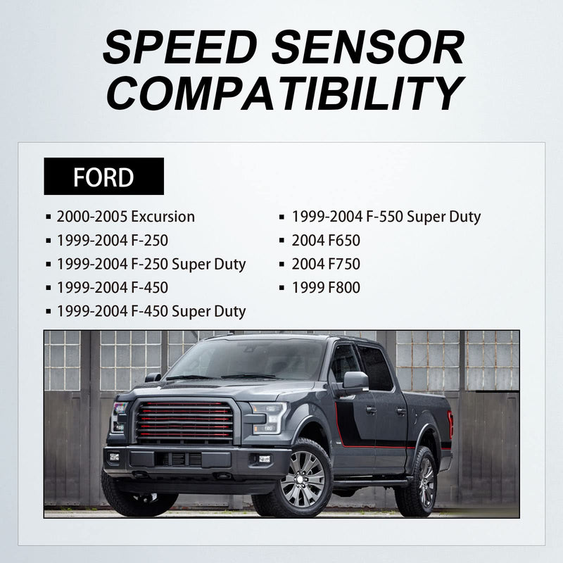 SPEEDWOW 2Pcs ABS Wheel Speed Sensor Front Left Right for Ford Excursion (2000-2005), F-250 F-350 F-450 F-550 Super Duty (1999-2004) F650 F750 F800 Replace#OE 197 5S6024 SU7557 BRAB68 F81Z2C204BA