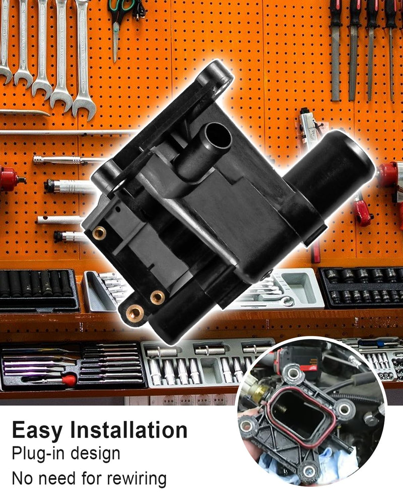 902-231 Engine Coolant Water Outlet Fit for Ford Escape Focus Fusion Transit Connect Mercury Mariner Milan Mazda Tribute Replace 6S4Z-8K556-A 8S4Z-8K556-A