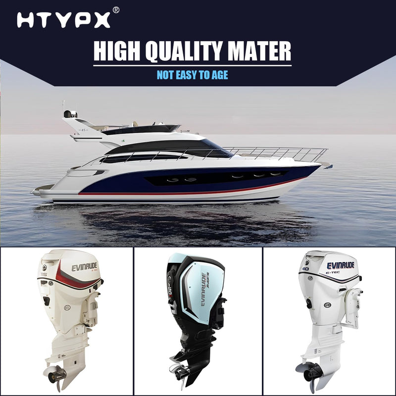 Outboard Lifting Eye for Evinrude/Johnson/BRP/ETEC | Steel, 2,500 lbs cap, saltwater resistant, fits Evinrude G2/ETEC, Johnson, OMC, Mercury, Yamaha
