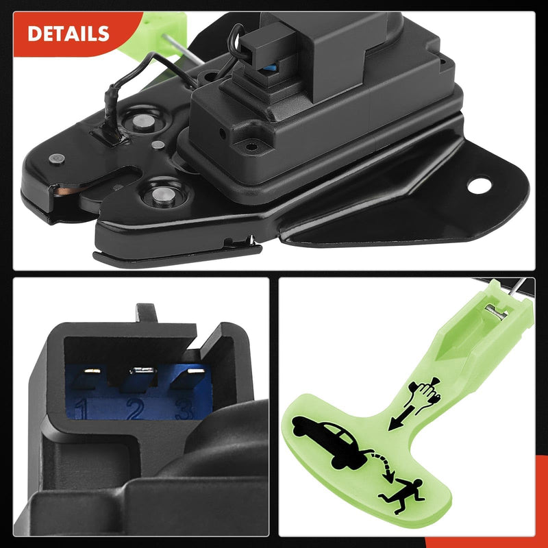 A-Premium Rear Tailgate Lock Trunk Latch Actuator Compatible with Chrysler 300 2005-2018, 200 2011-2014 & Dodge Dart 2013-2016, Avenger 2008-2014, Charger 2006-2018, Challenger 2008-2018, 5056244AA