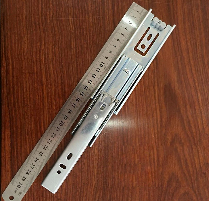 6 inch Length Full Extension Drawer Slides Telescopic Ball Bearing Slide Rail for Furniture 1 Pair (Pack of 2) 6 Inch (Pack of 2)