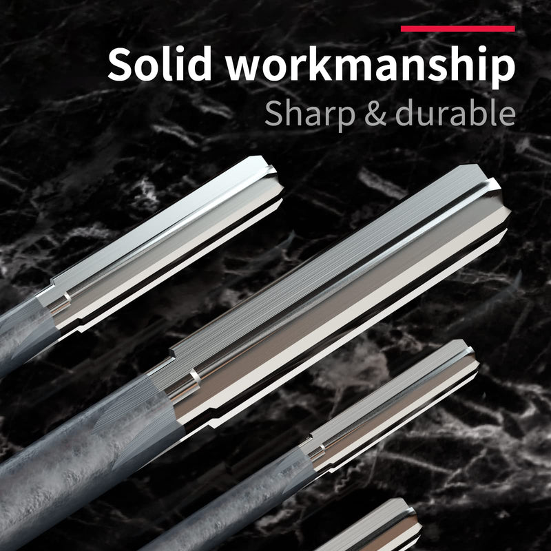 H7 Straight Shank Chucking Machine Reamer Milling Cutter Tool,Cutting Dia 13/16" (20.64mm), Straight Flute Reamer Machine Cutter Tungsten Carbide Lathe Machine Reame(13/16) 13/16 in