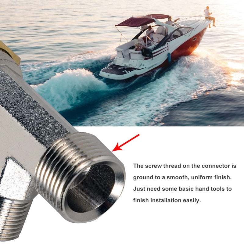 Bonbo Bleeder Tee Kit Replacement for Seastar 3004.6439 HF4202 Compatible with All Baystar Cylinders (2pcs)