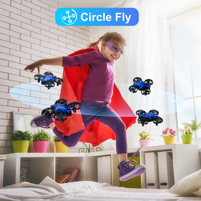 Drones for Kids, ACIXX RC Mini Drone for Kids and Beginners, RC Quadcopter Indoor with Headless Mode, Small Helicopter with 3D Flip, Auto Hovering, Great Birthday Christmas Gift for Boys and Girls Blue