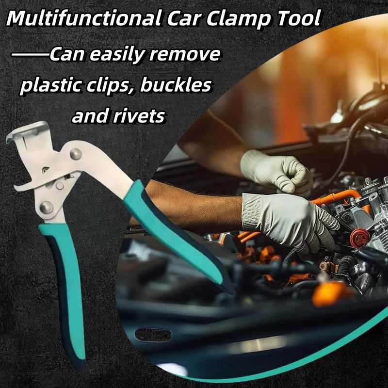 Car Clip Pliers and Disassembly Tools, Efficient Multi-Functional Automotive Snap Pliers, Clip Removal Tool, Trim Tools Removal, Easy to Without Damage Remove Fasteners Clips Buckles and Rivets (1 pc) 1 Pc