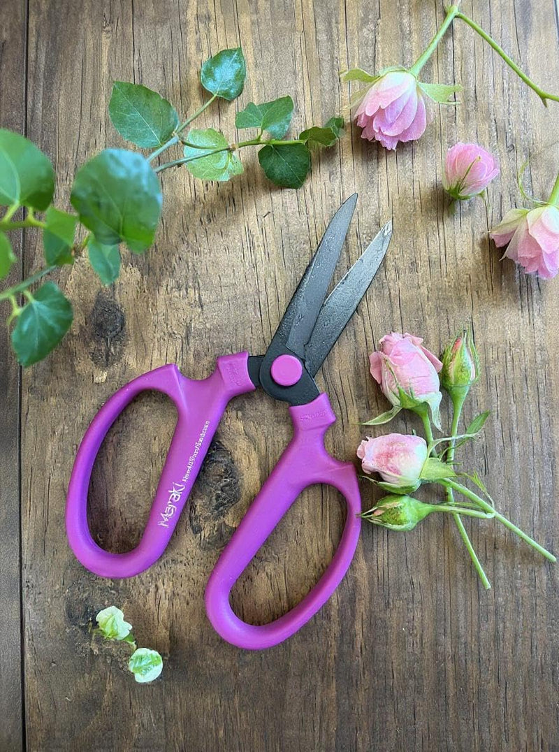 Garden Pruning Scissors Carbon Steel Blades 7.6 Inch Bougainvillea - Hot Pink 7.6 inch Hot Pink