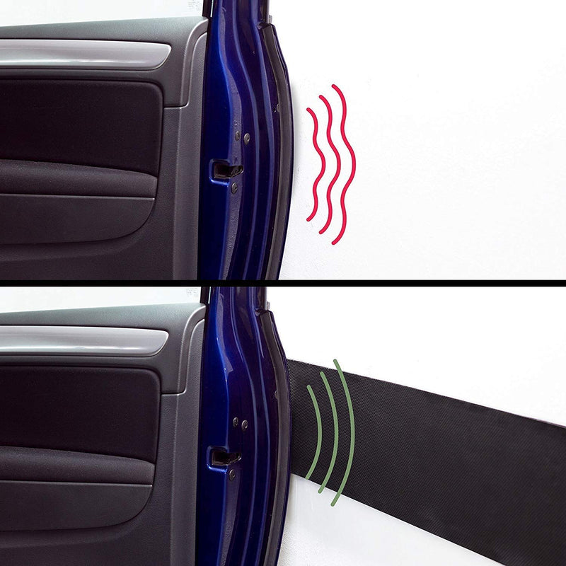 Car Door Protector Bump Body Guard,1/4" Sectional Foam Sticking Garage Wall Parking Protector Collision Avoidance Waterproof Foam Protector Wall Corner Protecting Your Car Doors (2 Pack) 2 Pack 1/4 '' Thickness