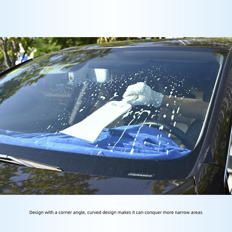 EHDIS Bulldozer Squeegee Flat Glass Window Film Bulldozer Tint Tools Car Front Windows Rear Glass Windshield Snow Frost Ice Removal Tool for Cars Trucks Window