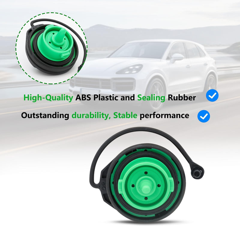 Gas Cap, Fuel Cap Fit for Porsche Cayenne Base Sport & GTS & Turbo S & Platinum Edition, 2011 2012 2013 2014 2015 2016 2017 2018 Porsche Cayenne Gas Cap Tether,Replace 95820124131 Fuel Tank Filler Cap