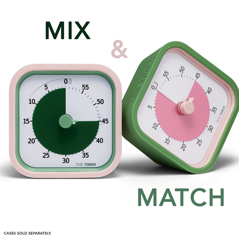 TIME TIMER Home MOD - 60 Minute Kids Visual Timer Home Edition - for Homeschool Supplies Study Tool, Timer for Kids Desk, Office Desk and Meetings with Silent Operation (Fern Green) Fern Green