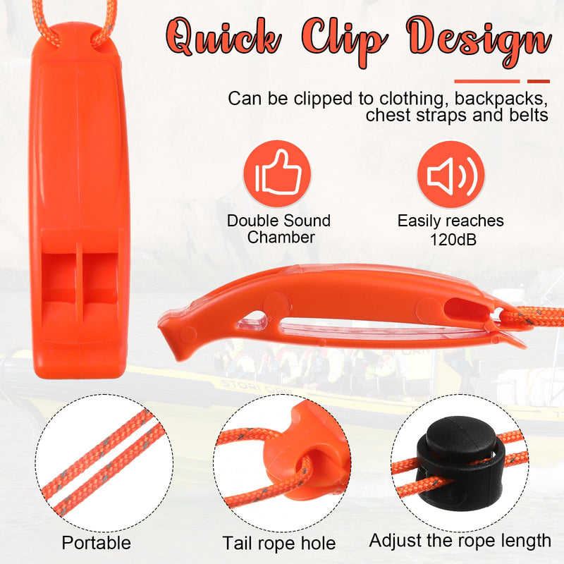 Tellegloww 8 Pack Navigation Lights Stern Lights Battery Operated Waterproof Kayak Lights Boat Light for Kayak Accessories Navigation Marine 4 Light Mode Options, 2pcs Safety Whistle Included (Bright) Bright