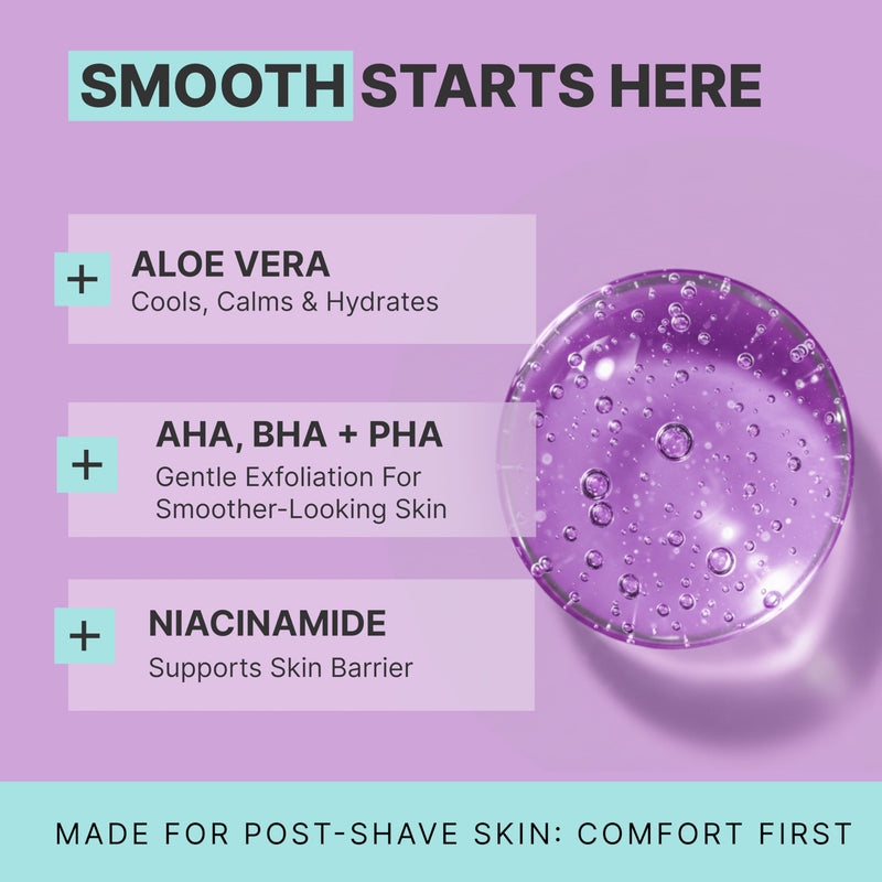 Ingrown Hair Treatment Serum Roll-On for Women – Razor Bumps & Razor Burn Solution, Gentle Smoothing Formula for Bikini Line, Legs & Underarms, Ingrown Hair Roller, 50 ml