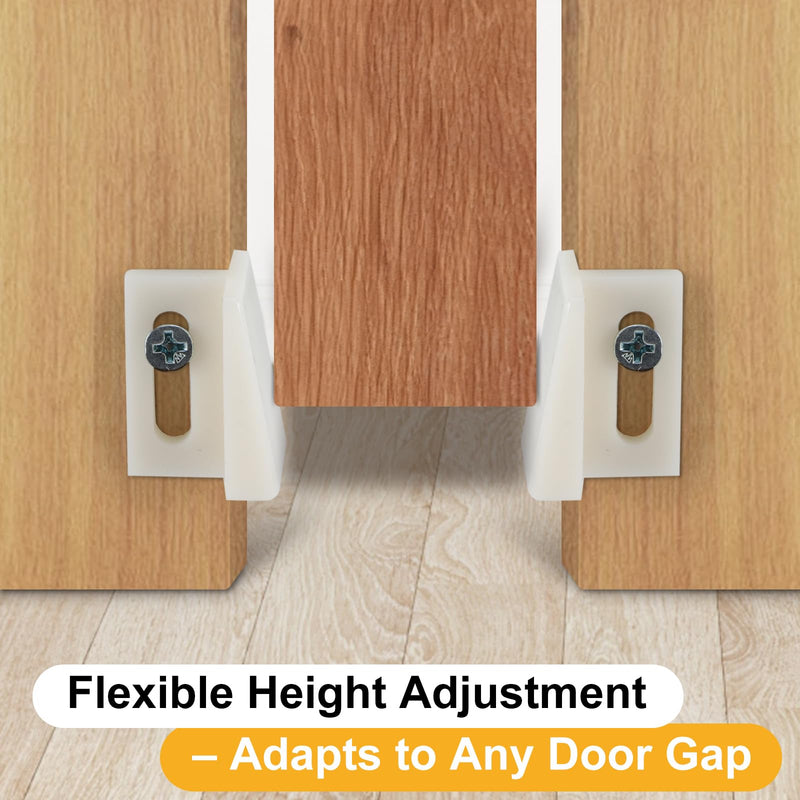 20 Pack Pocket Door Guide Bottom,Sliding Door Guide, 1.125 Inch,Jamb Mounted. 20