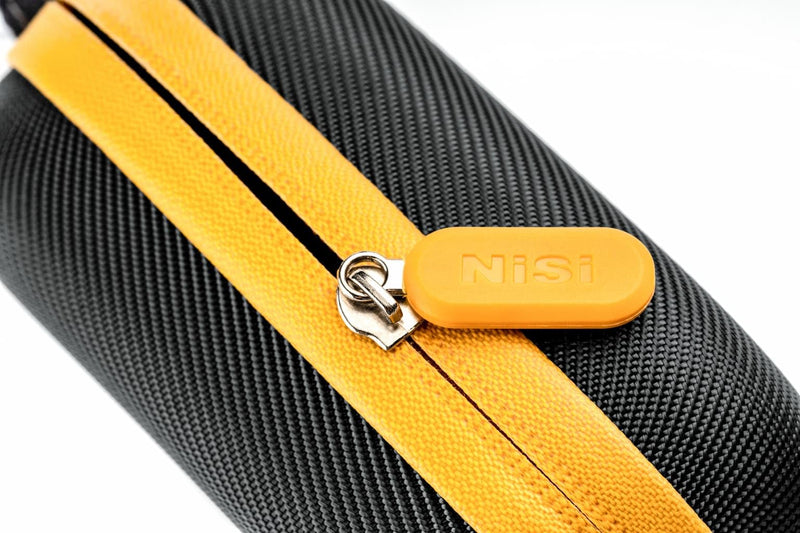 NiSi - Caddy II Circular Filter Case, Portable and Lightweight Camera Lens Pouch for 8 Filters, Fits Up to 95mm, Waterproof and Shockproof, Larger Opening Lens Bag, Caddy Case with Metal Hanging Clip 8 Filter Pockets Up to 95mm (Version II)