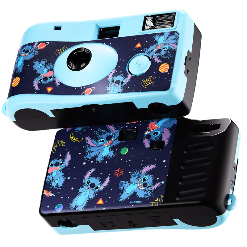 Disney Lilo and Stitch Disposable Camera with Flash – 20 Exposure Film – Lilo and Stitch Gifts for Women, Men, and All Fans of Lilo and Stitch Stuff (Stitch Galactic) Stitch Galactic