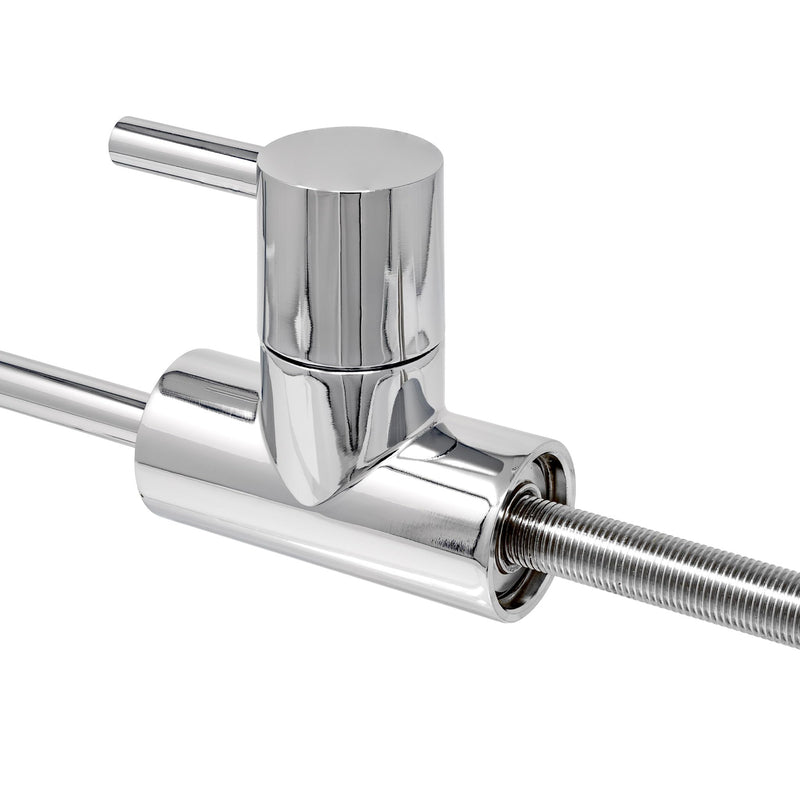 Metpure Non Air Gap RO Water Filtration System Water Dispenser Spout (Chrome). Euro Style with Faucet Wrench NSF Certified. Chrome