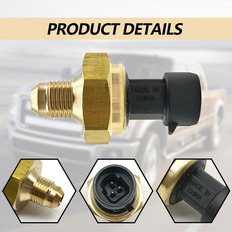 EBP Exhaust Back Pressure Sensor EGR DPFE6, 1850352C1 1850352C2 5C3Z-9J460-B 1850352, Compatible with 6.0L 2005-2010 Diesel