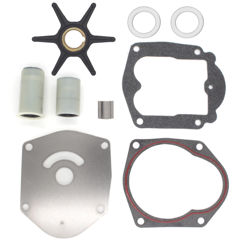 QuickMarine 821354A2 Water Pump Impeller Repair Kit for Mercury Marine 25-50 HP Outboard Motors Replacement 46-821354A2 Sierra 18-4531 Boat Engine Mercury 25-50 HP