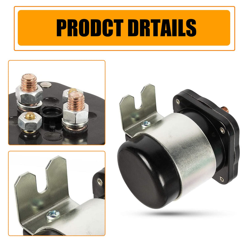RANSOTO 586-105111 586-902 Solenoid Contactor 4 terminal 12V DC 200A Compatible with Trombetta 114-1211-020 114-1211-010 White Rodgers Replace 15-550 SO51221 SBJ4201