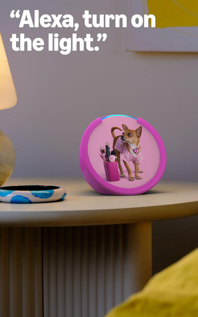 Amazon Echo Pop (newest model), Officially Licensed Elle Limited-Edition Echo speaker, Designed for Alexa+