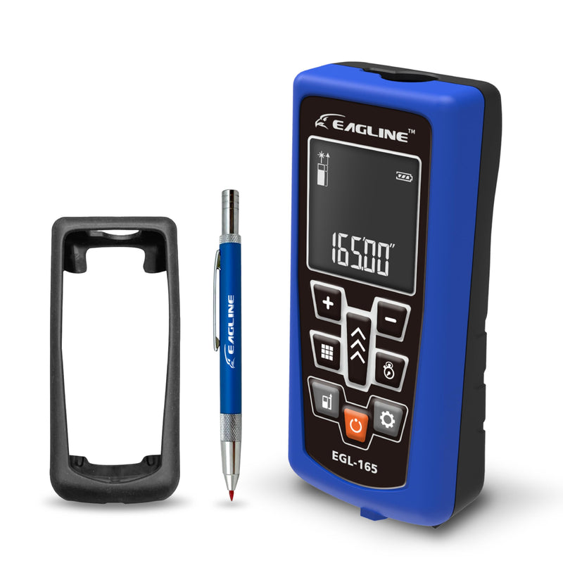 165 FT Range EAGLINE EGL165 Laser Distance Measure Ocean Blue
