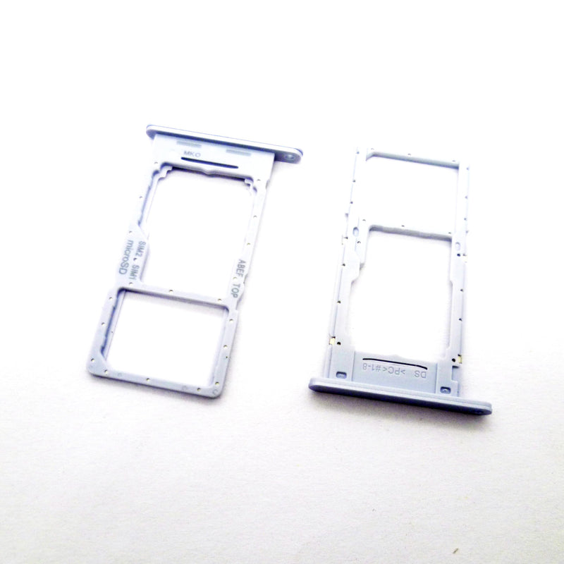 2X SIM Card Tray Holder Slot Replacement Compatible with Samsung Galaxy A25 5G (Silver) Silver