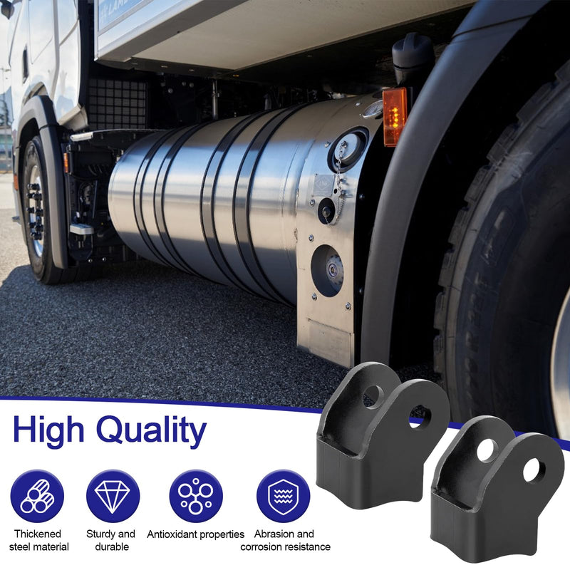 Shock Bracket Weld On Shock Mount - Heavy Duty Brackets for Off-Road Trailers Rear Axle Shock Mount Bracket Kit, Thick Weld On Shock Brackets - 1 Pair