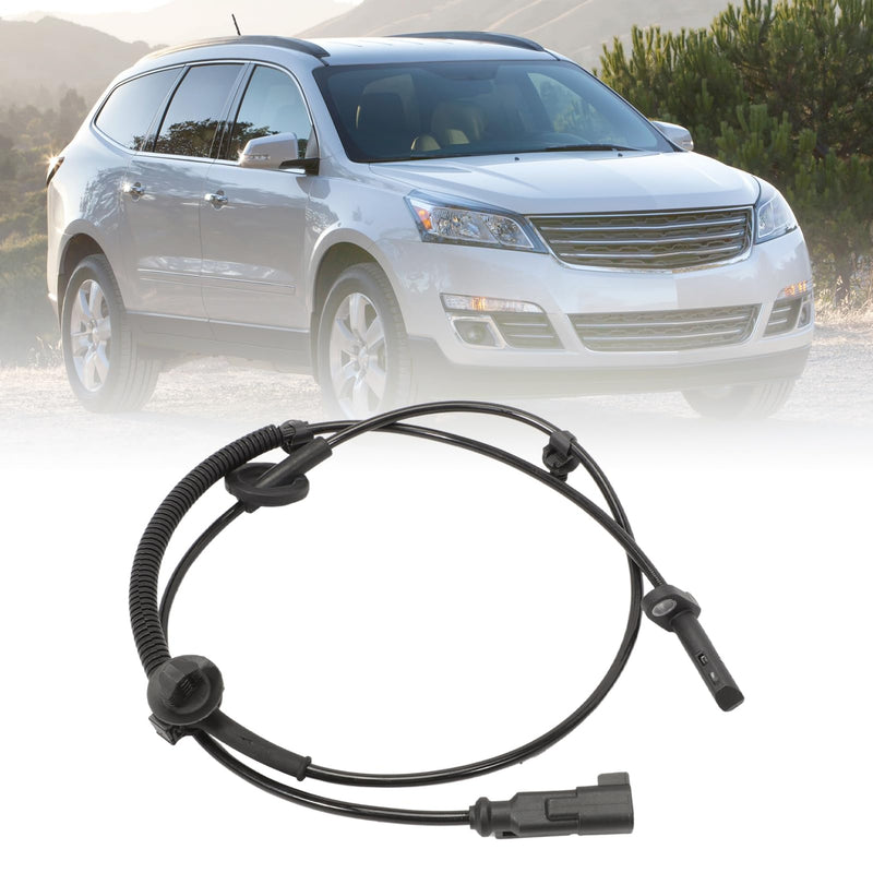4Pcs ABS Wheel Speed Sensor Compatible with Traverse 2009-2017, Enclave 2008-2017, Acadia 2007-2016, Saturn Outlook 2007-2010, Front Rear Left and Right ABS Sensor, 22739727, 22739728