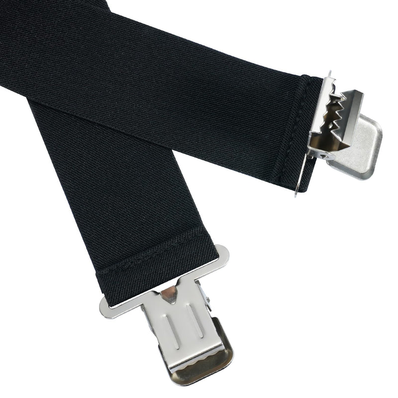 MELOTOUGH Tool Belt Suspenders Work Belt Suspenders for Heavy Duty Work Movable shoulder Padded Suspenders for Tool Belt (Black),Gifts for Men