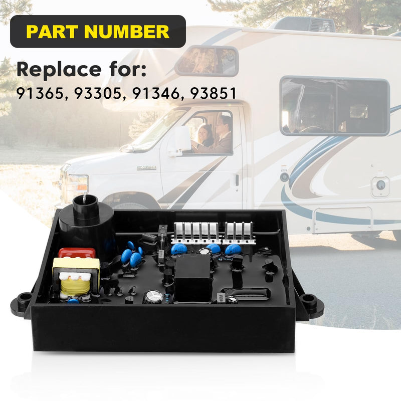 Upgraded 91365 RV Water Heater Ignition Control Circuit Board Compatible with Atwood Dometic GC10A-4E GC6AA-10E GCH6A-10E GCH10A-4E WH6GEA XT WH10GEA, Replace# 91346 93851 93305, Gas Electric 12VDC