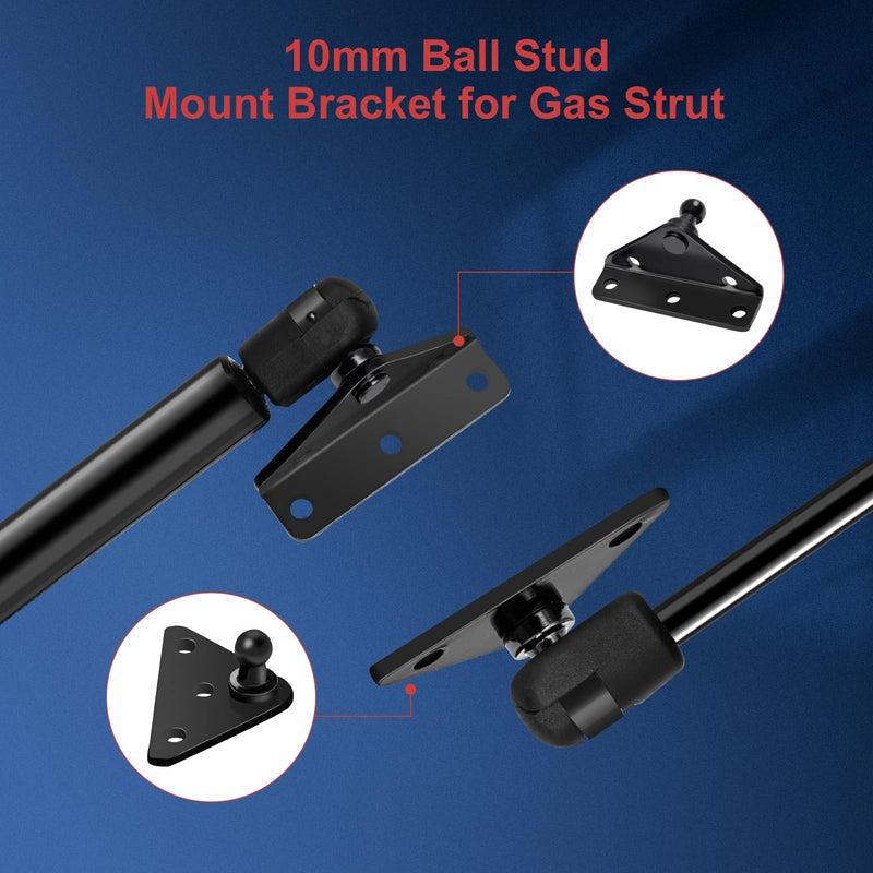Qty (2) SPD-GSNI-5300-20 C16-08568 20in 20lb/89N Universal Gas Strut Spring with Mounting Brackets- Shock Lift Support for RV Entry Door, Motorhome Door, RV Bed, Boat Hatch Lid, Camper Shell GSNI-5300-20