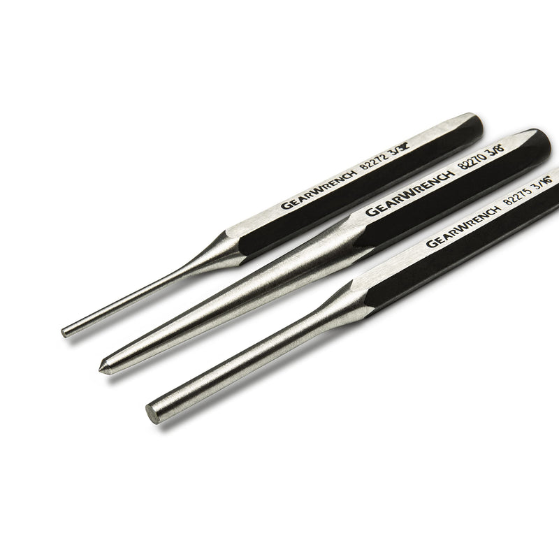 GEARWRENCH 12 Piece Punch and Chisel Chrome Set | 82305 12-piece kit