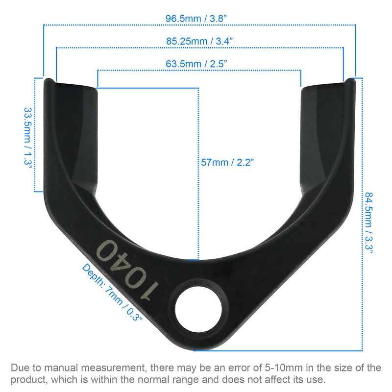 Efficient 1040 CV Joint Puller Adapter - 63mm Wide Opening, Carbon Steel Inner Axle Removal Tool, Front Wheel Drive Axle Pulley Attachment Adapter