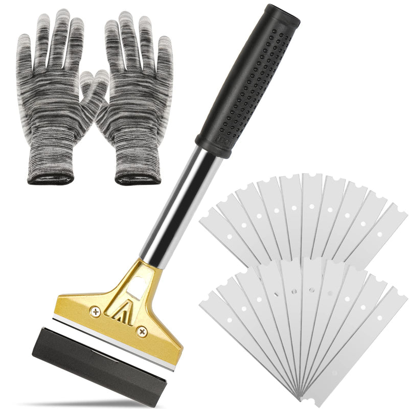 Replacement Scraper Blades,100PCS, 4 Inch, Floor & Paint Scraper, Razor Blades for Paint, Wallpaper & Sticker Removal 100
