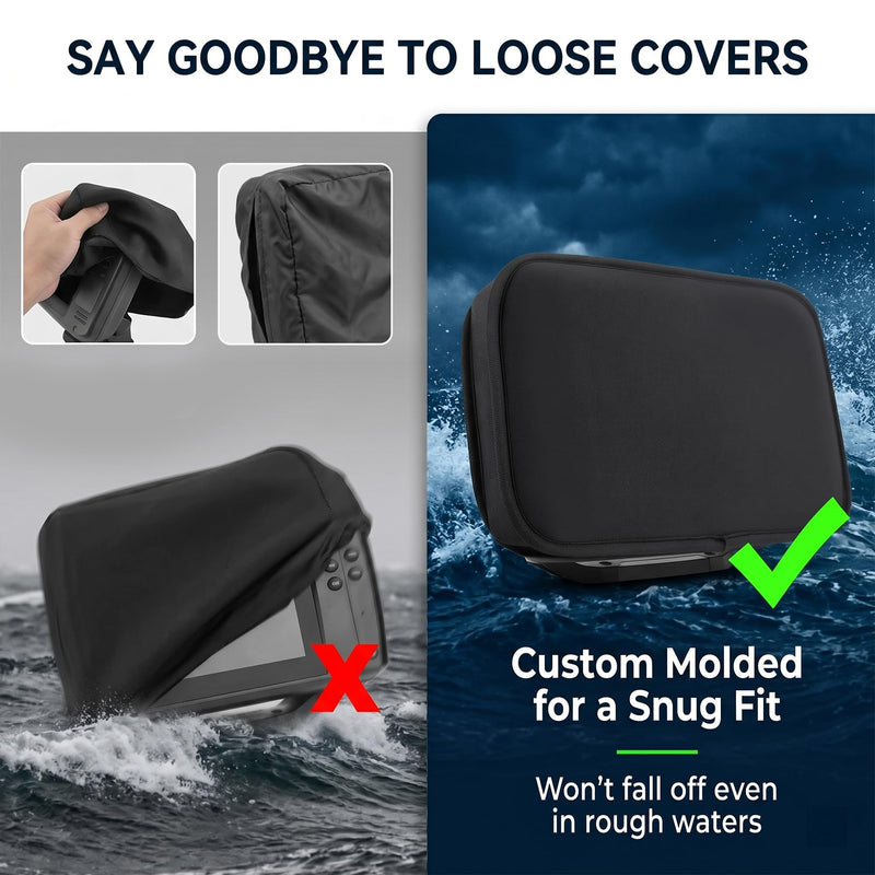 Helix 5 Cover Compatible with Humminbird Fish Finder UC H5 GPS Sonar Units | Soft Waterproof Neoprene Screen Protector