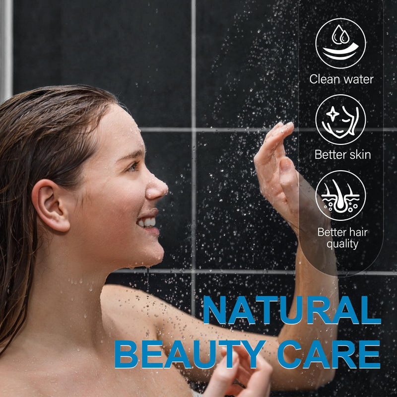 Carbon Shower filter cartridge 2PCS Compatible with Shower Filter System,Reduces chlorine, heavy metals, and other impurities to help alleviate dry skin and dry hair