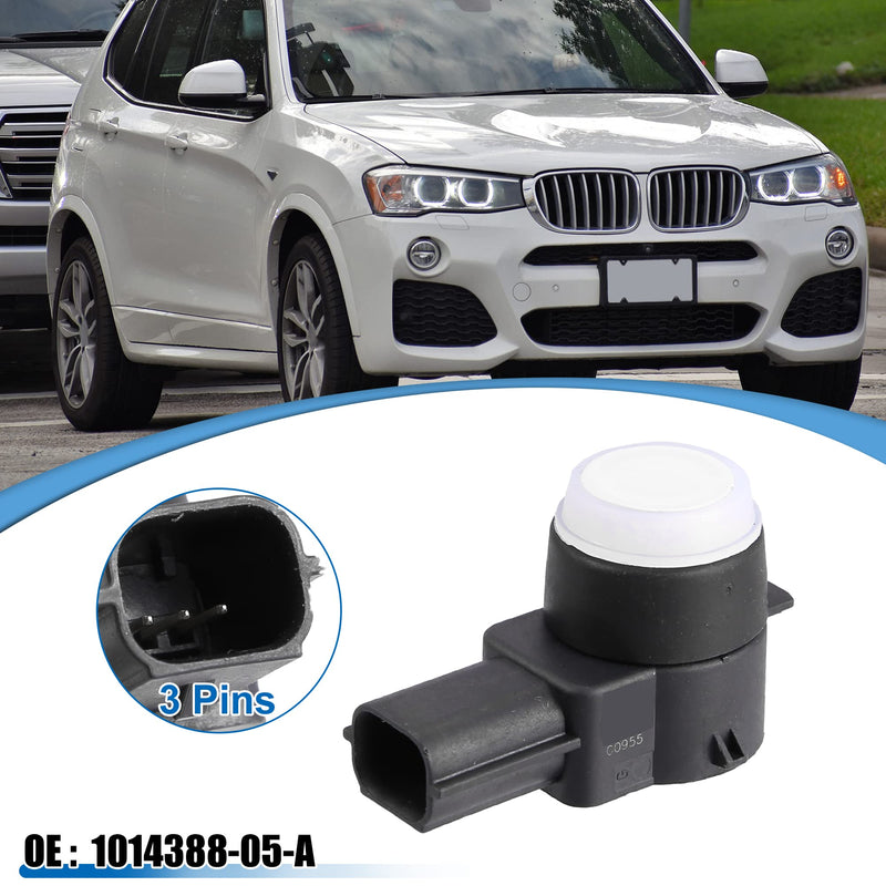 X AUTOHAUX 1014388-05-A Car PDC Parking Sensor Car Bumper PDC Reverse Backup Parking Assist Sensor for Tesla Model S 2012-2015