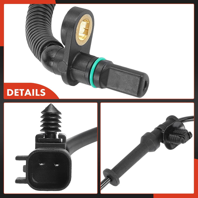 A-Premium ABS Wheel Speed Sensor Compatible with Jeep Models - Wrangler 2018-2023, Gladiator 2020-2023 - Front Driver or Passenger Side, Replace# 68394210AC, 68394210AD Pack of 1
