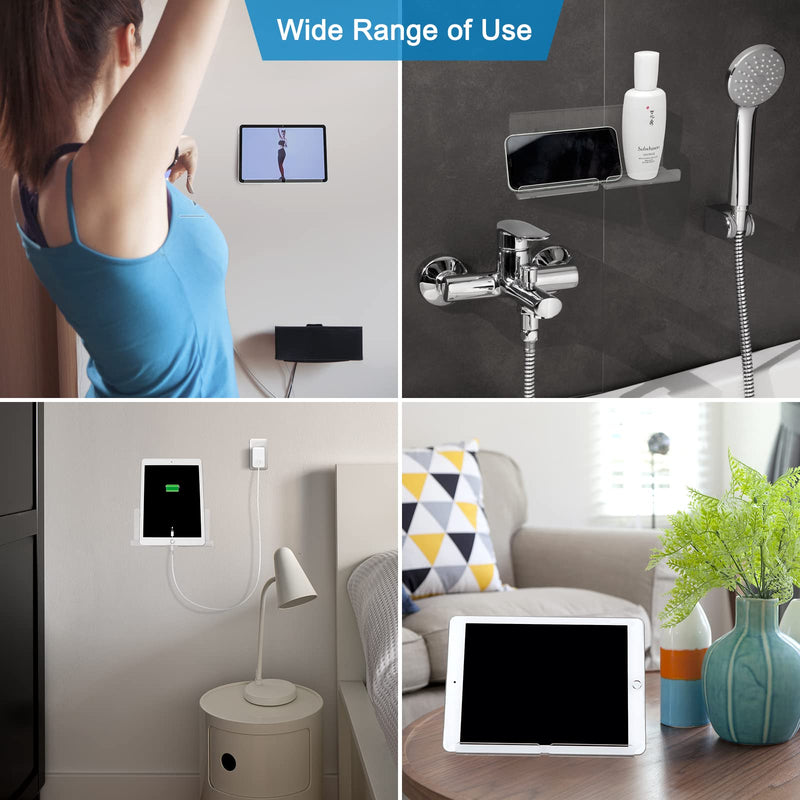 2-Pack Tablet Stand and Holder, Compatible with iPad, iPad Pro, Mini, Smartphones, and E-Readers