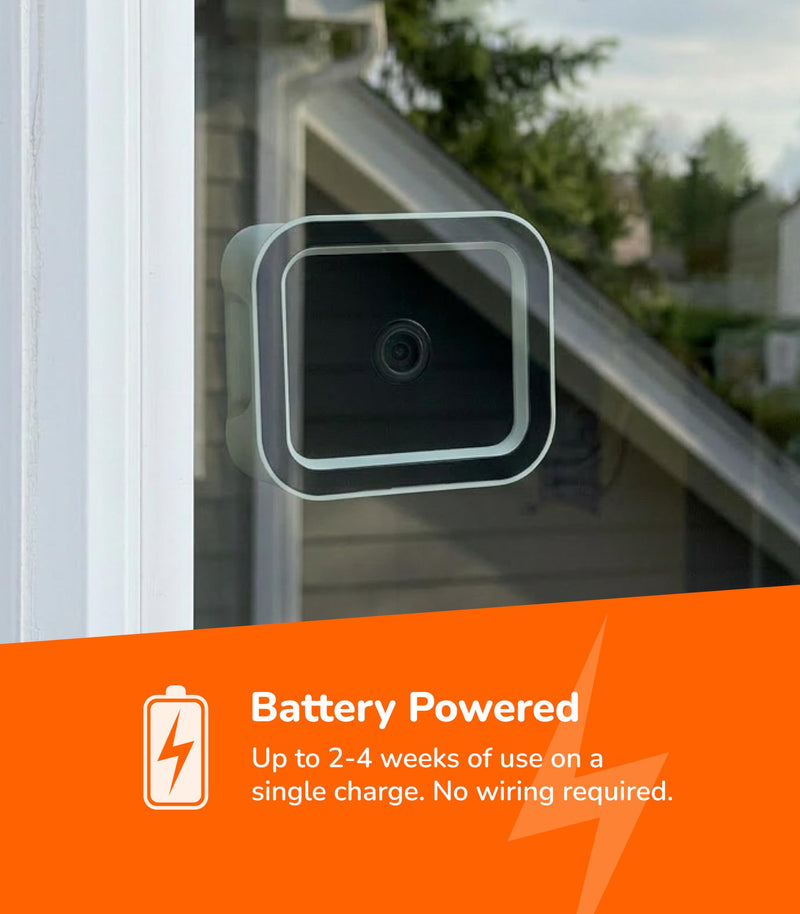 SensForge Wireless Window Camera Anti-Glare, Dual-Band 2.4GHz & 5GHz Wi-Fi Security Camera for Home, Free Smart Human, Vehicle & Animal Detection, 2-Day Cloud Available, Two-Way Talk, Easy No-Drill