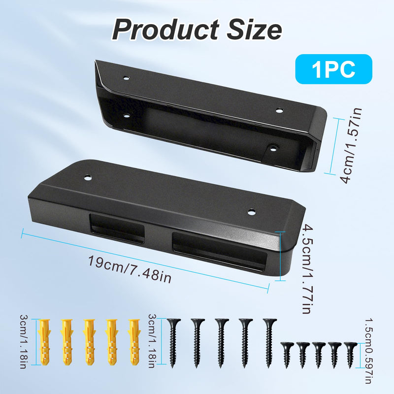 Under Desk Laptop Mount & Wall Mount Holder, Adjustable Storage Shelf Compatible for MacBooks, Surface, Keyboards, Tablets, Anti-Scratch Pads, Screws Included