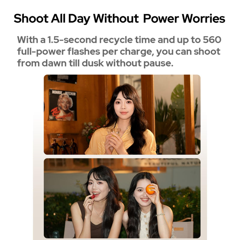 Godox iT30Pro N iT30Pro-N TTL Flash for Nikon Camera, GN15 1.5s Recycle Time, 560 Full Power Flash, 1/8000 HSS, 2.4G Wireless, Built-in Lithium Battery, 2.8? Full-Color Touchscreen Speedlight (Silver)