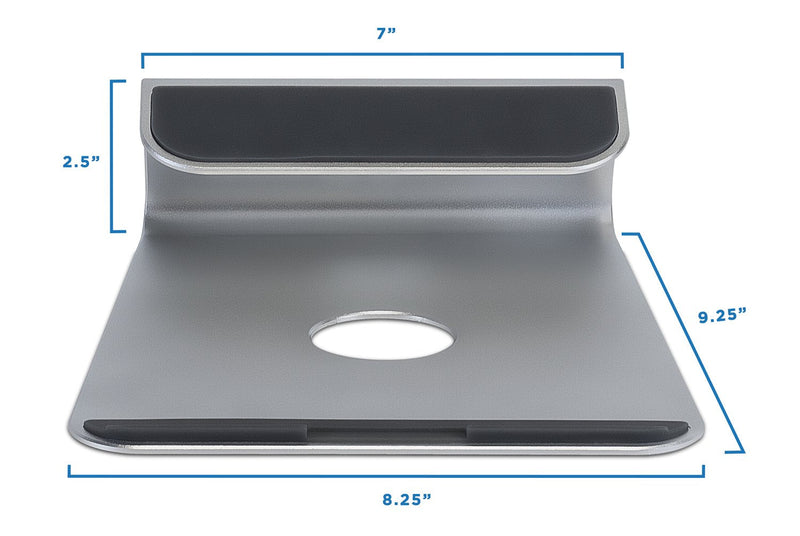Mount-It! Tilted Laptop Riser for MacBook and iPad Pro - Ergonomic Laptop and Tablet Wedge - Notebook Cooling Stand for MacBook Pro, Chromebook, iPad Pro, Drawing Tablets with 11"-15" Screens