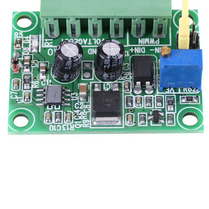 PWM Converter Module 1-3KHZ 0-10V PWM to Voltage Adjustable Digital Analog Converter Module PLC