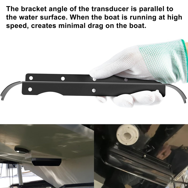000-12602-001 Transducer Flush Mount Bracket, SS3D & TTLSCN Skimmer Flush Mount Compatible with StructureScan 3D Skimmer Transducer and TotalScan Skimmer