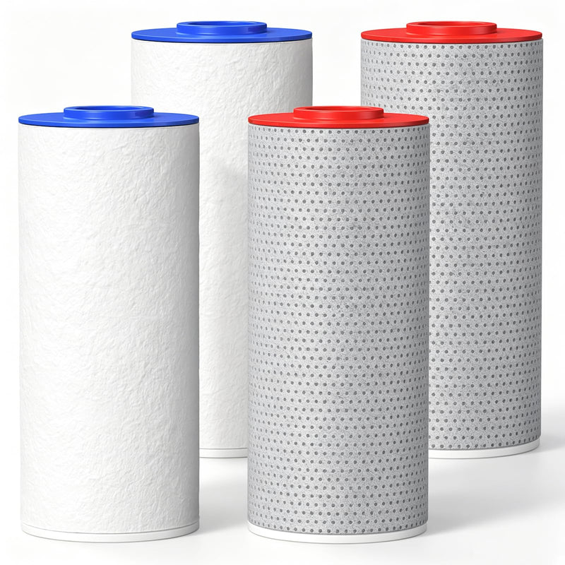 Shower Filter for Weddell Duo, Twin Pack Replacement Cartridges Compatible with Weddell Duo Shower System for Fresher Shower Water & Easy Filter Replacement (2+2)