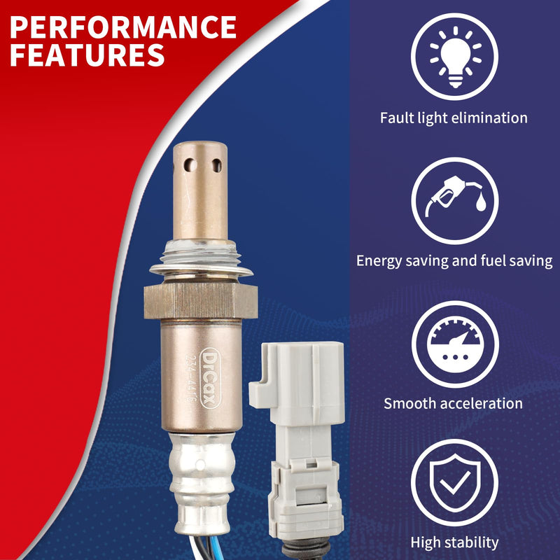 234-4416 Oxygen O2 Sensor Downstream Heated Air Fuel Ratio Compatible with Toyota Sienna Lexus RX350 3.5L 2010 2011 2012 2013 2014 Replace 89465-0E040 24677 234-4416