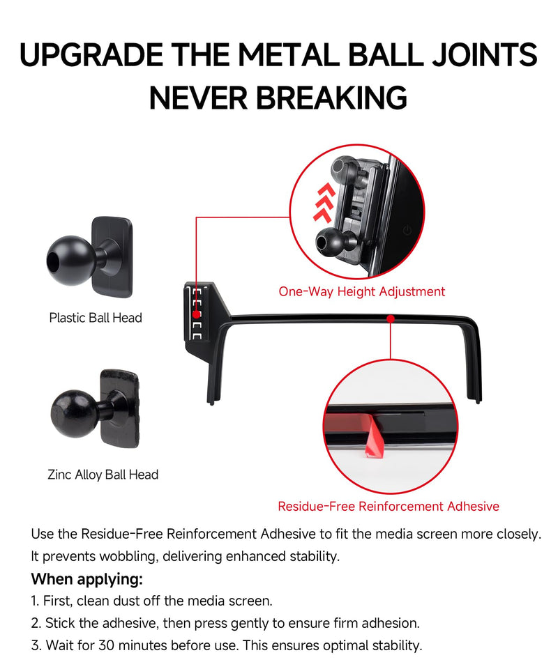 Qi2.2 25W Fast Wireless Charger Car Phone Mount for Honda CR-V 2017-2022 | CR-V Hybrid 5/7" Screen Magsafe Accessories Fast Charging Magnetic Cell Phone Holder Clip Fit iPhone Android, GPS Bracket Qi2.2 Max 25W Fast Wireless